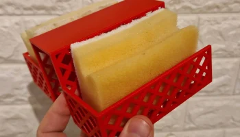 Держатель для губки для кухонной мойки - двухсторонний -... 2