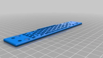Передняя панель из сетки RPi для стойки 6 дюймов 3
