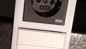 Рамка Gira System 55 для переключателя Zigbee Aqara Opple