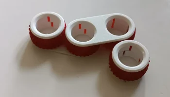 Meshing Gears Finger Fidget - (2 видео включены) модульный! 5