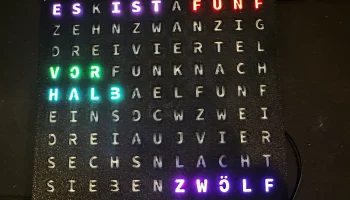 Пластина-рассеиватель для Word Clock Пластина-рассеиватель для Word Clock