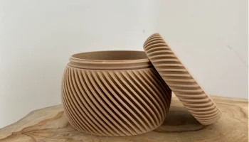 штабелируемая коробка с диагональными пазами и крышкой... 2