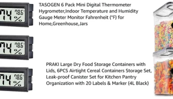 Вставка гигрометра Tasogen для крышки контейнера Praki 4 ... 4