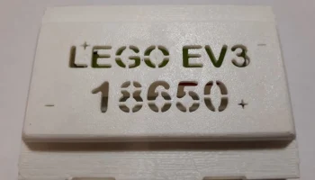 Держатель аккумулятора LEGO EV3 18650 2
