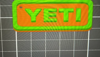 Брелок в стиле YETI 1