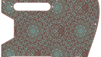 Telecaster Mandala Pickguard - Hueforge 3