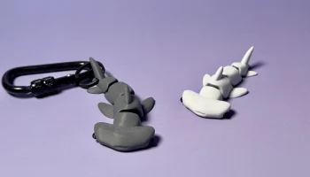 Брелок, магнит "Рыба молот" 1