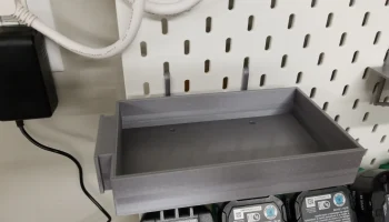 Держатель для батареи Ikea Skadis Ryobi 40 В 2