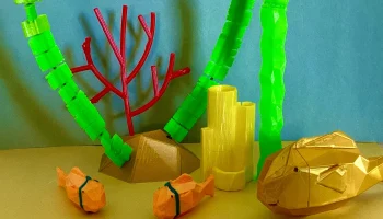 Низкополигональный набор коралловых рифов Немо... 2