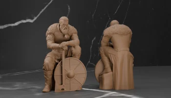 Задумчивый викинг - Fantasy Warrior Mini