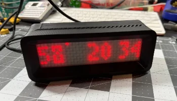 Минималистичные цифровые часы