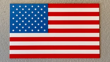 Многоцветный магнит с флагом США