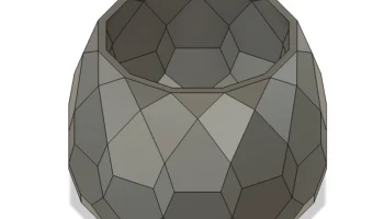 Геометрическая ваза-горшок для растений...