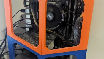 Минимальный футляр mATX, подходящий для небольших принтеров