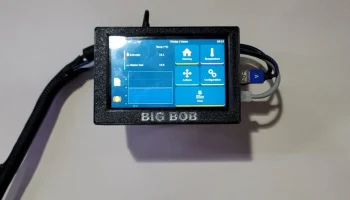 Чехол для настенного крепления Pi4 и BTT PiTFT50