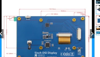 Витрина Pi 5 дюймов DSI с магнитным креплением...... 3