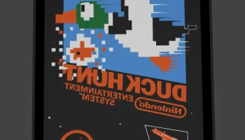 8-битная светодиодная лампа Duck Hunt NES в стиле ретро 4