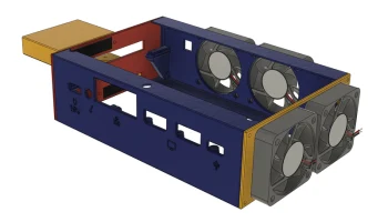 Открытый корпус GMKTec G9 (высота 1U)