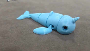 Шарнирный брелок Narwhal, совместимый со стеклянным глаз... 6