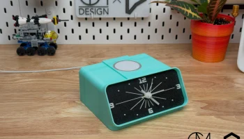Ретро-часы и зарядное устройство Magsafe