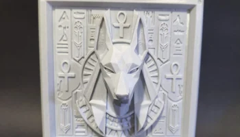 3D геометрическое настенное искусство Анубиса 1