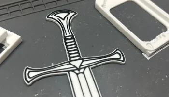 LoTR Narsil / Anduril Magnet (8x2mm Remix)