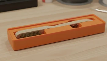 Латунный держатель щетки для насадки Prusa (Gridfinity 4x... Латунный держатель щетки для насадки Prusa (Gridfinity 4x...