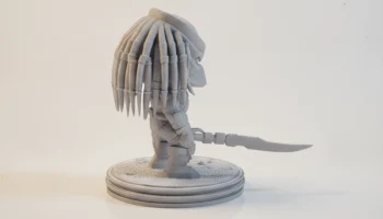 Фигурка Хищника-Чиби-Охотника за пришельцами, 3D-печать 2