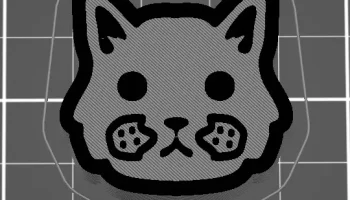 Магнит Cat для двери холодильника