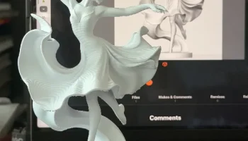 Статуя танцующей девушки 1