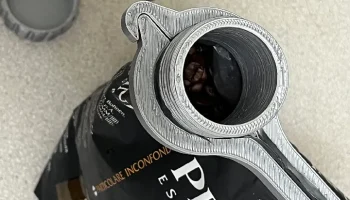 Зажим для пакета кофе, с винтовой крышкой 3