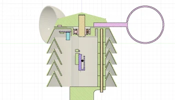 Корпус для метеодатчика с анемометром 4