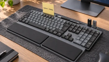 Подставка для запястья Logitech MX и держатель аксессуар...