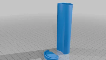 Контейнер со стороны трубки