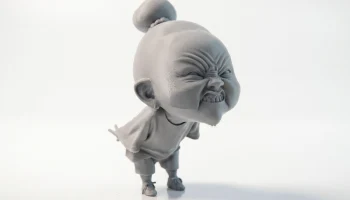 Фигурка персонажа маленькой девочки, женская, для 3D-печати 3