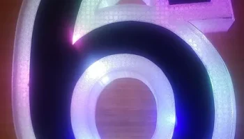 Светодиодные номера домов 2