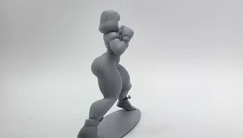 Женская фигурка боксера 2
