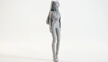 Фигурка ботанистой девушки, женский персонаж, 3D-печать 2