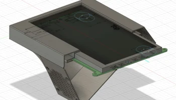 Корпус Pi4 с 7-дюймовым ЖК-экраном и вентилятором 4