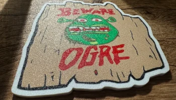 Shrek Beware Ogre Магнит (разноцветный)(магниты 8х3мм)...... 2