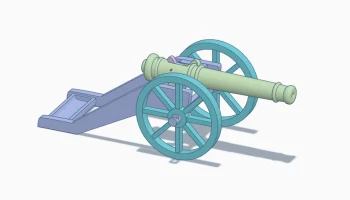 Модель полевой пушки 2