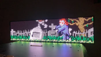 Игровые часы в стиле ретро - RPI2DMD - светодиоды SMD3528 2