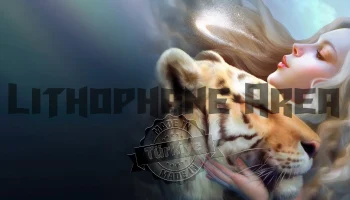 Девушка и Тигр Литофан
