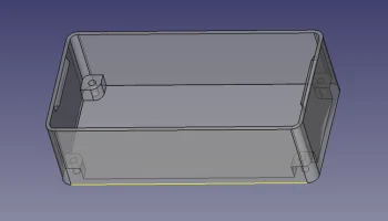 Параметрический шаблон шаблона корпуса с защелкой FreeCAD 7