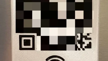 Знак QR-кода WiFI - версия со встроенным магнитом...... 1