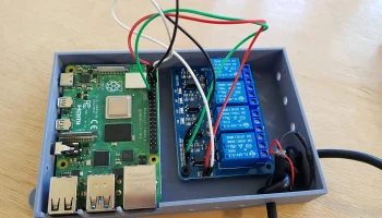 Raspberry Pi 4 и корпус реле - освещение принтера 1