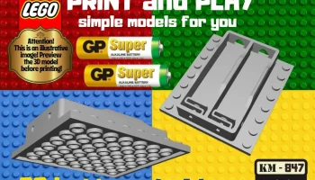 lego держатель для батарейки АА 1,5 В
