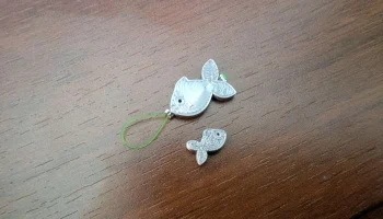 Простая рыбка из бисера