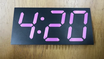 Поддельные цифровые часы 5