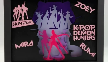 K-Pop Demon Hunters Shadow Box K-Pop Demon Hunters Shadow Box